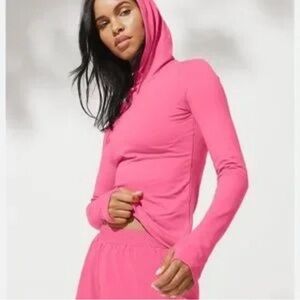 ALO Yoga Vibrant Pink Hoodie